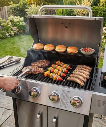 Ibiza 4+1 Gas Garden Grill – Silver