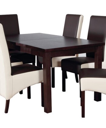 Kinga Highback Dining Chair – Elegant Tall Beech upholstered