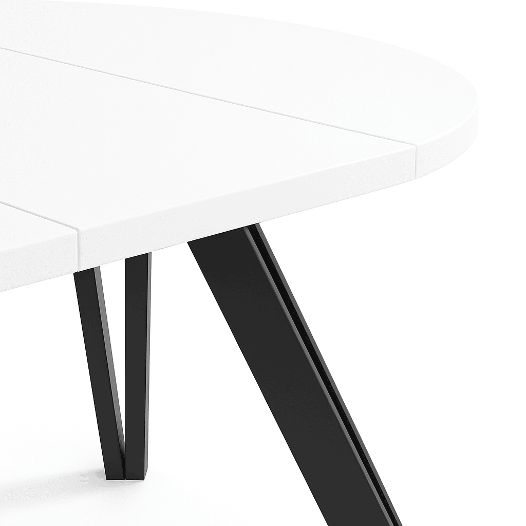 Marco Extendable Round Dining Table (100 / 140 / 180 cm) – European Designer Quality