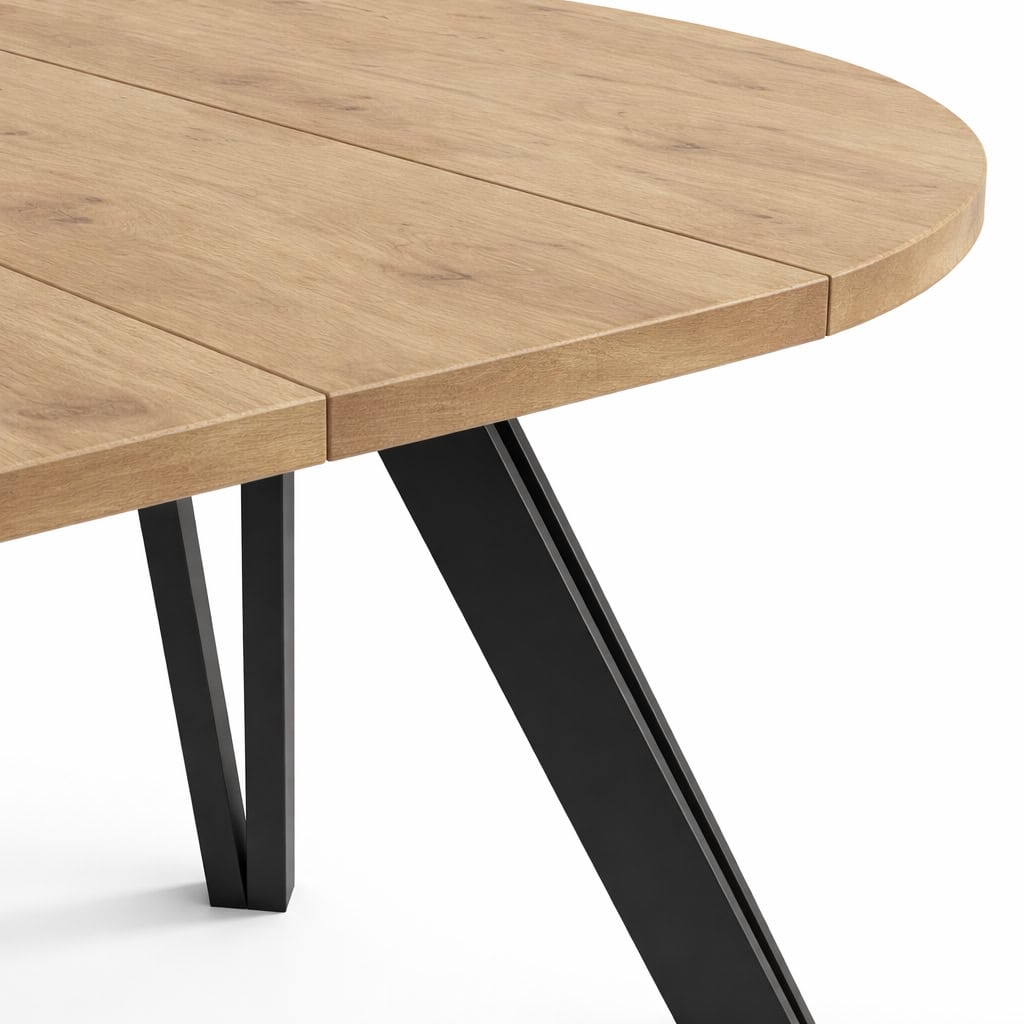 Marco Extendable Round Dining Table (100 / 140 / 180 cm) – European Designer Quality