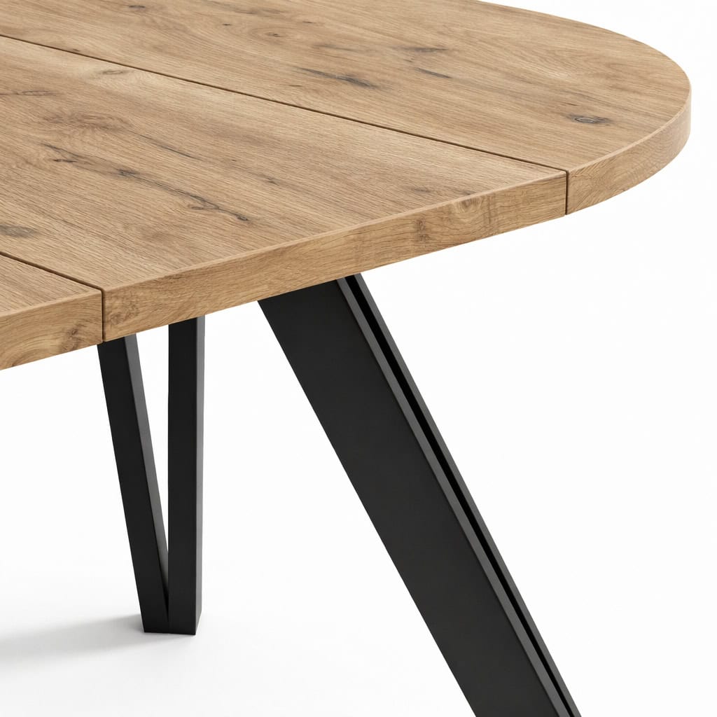 Marco Extendable Round Dining Table (100 / 140 / 180 cm) – European Designer Quality