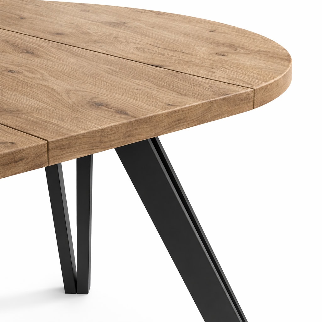 Marco Extendable Round Dining Table (100 / 140 / 180 cm) – European Designer Quality
