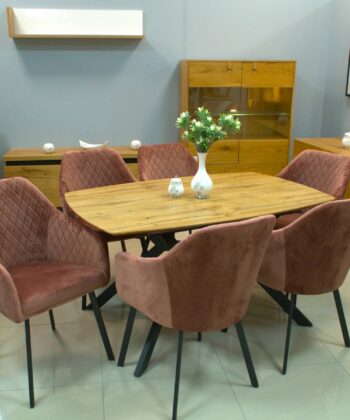 Montana Pink Velvet Armchair