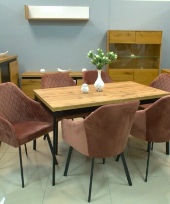 Montana Pink Velvet Armchair
