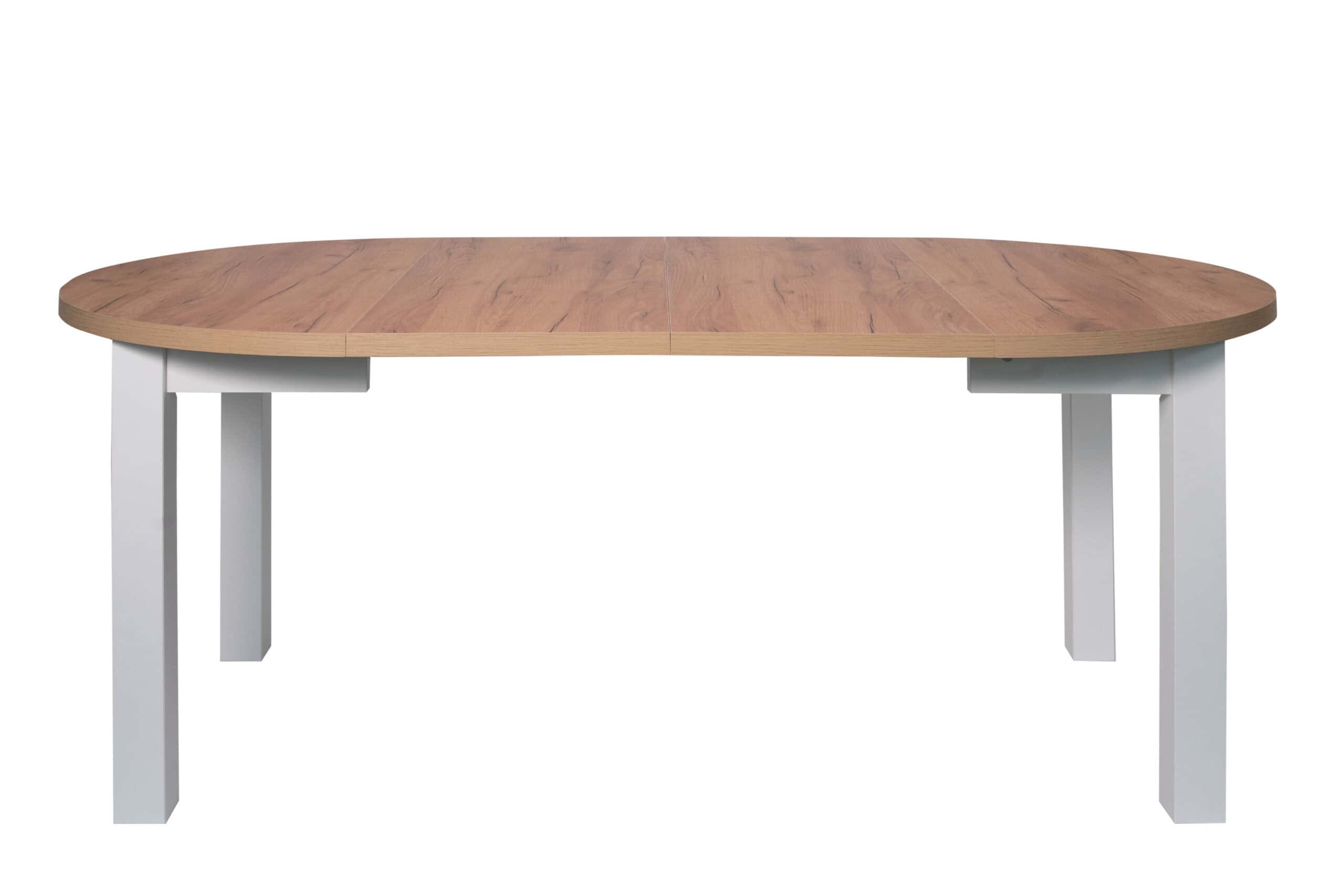The Cillian Modern Round Extendable Dining Table 100-140cm