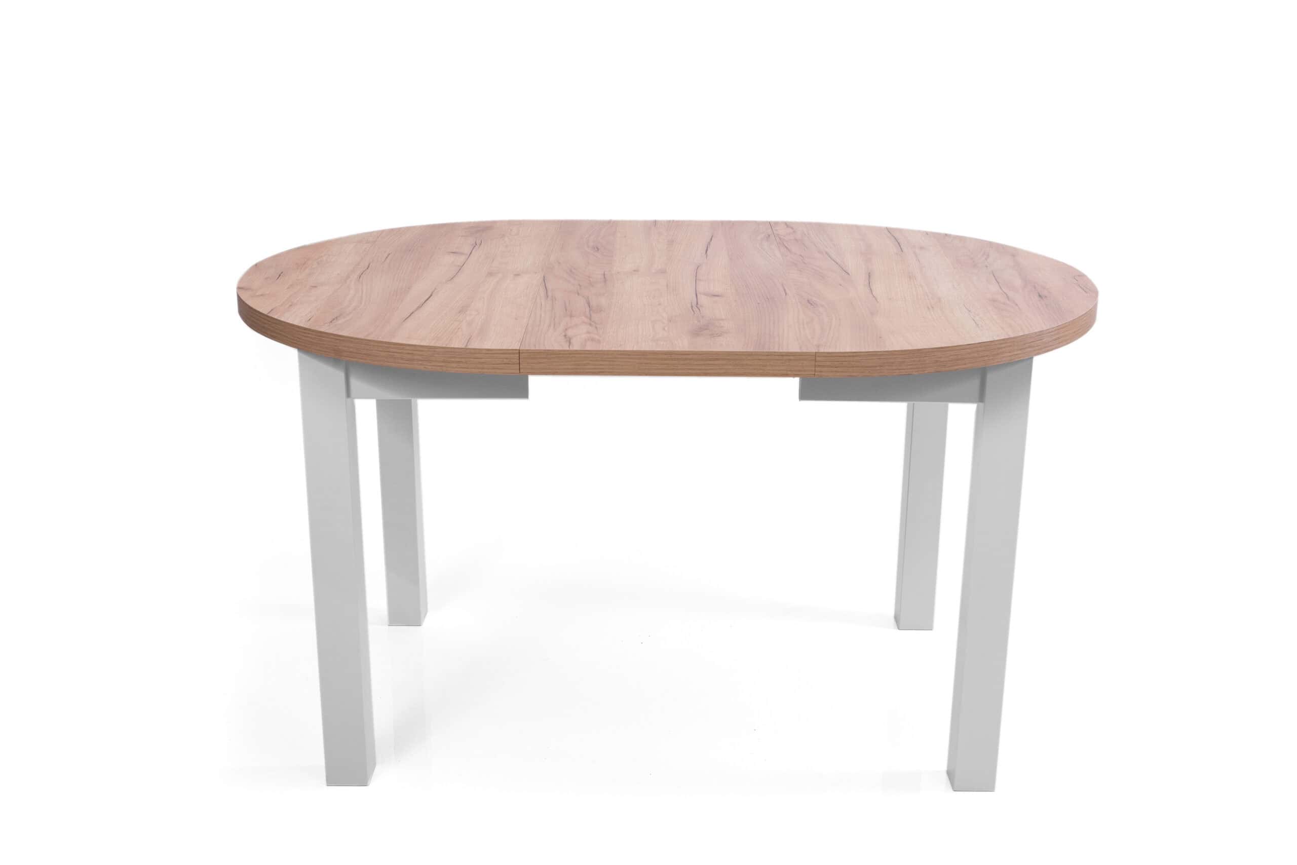 The Cillian Modern Round Extendable Dining Table 100-140cm