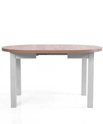 The Cillian Modern Round Extendable Dining Table 100-140cm