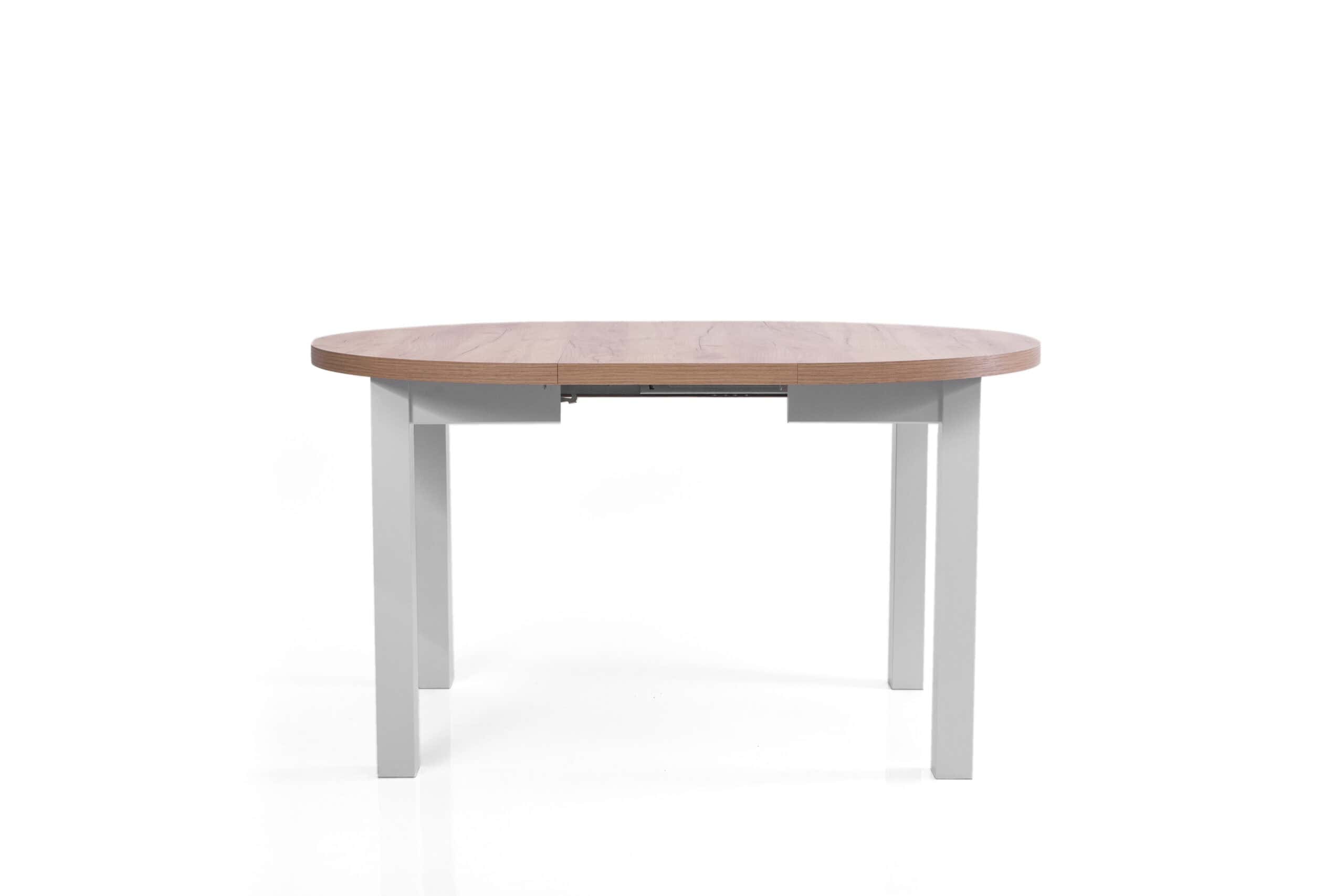 The Cillian Modern Round Extendable Dining Table 100-140cm