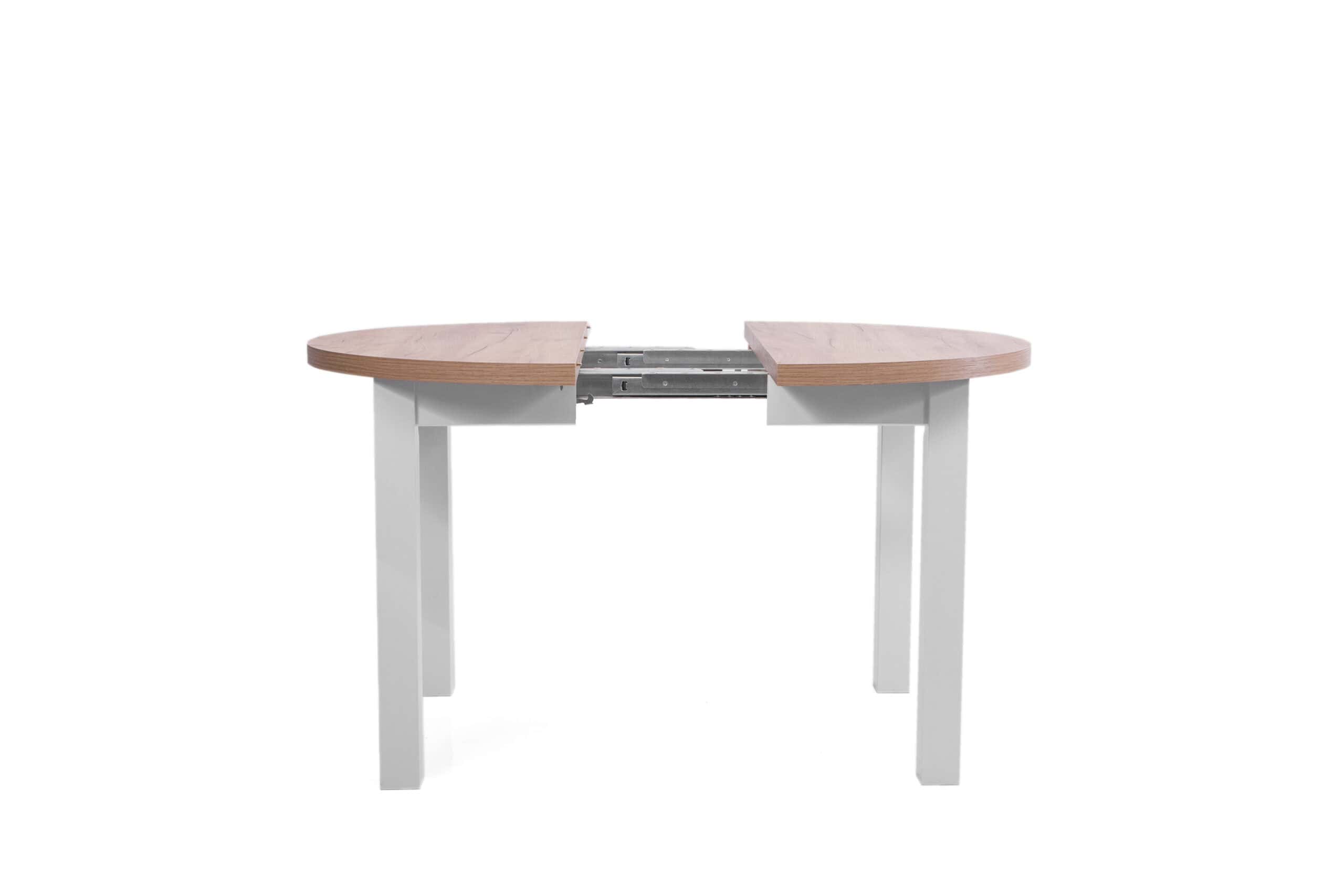 The Cillian Modern Round Extendable Dining Table 100-140cm