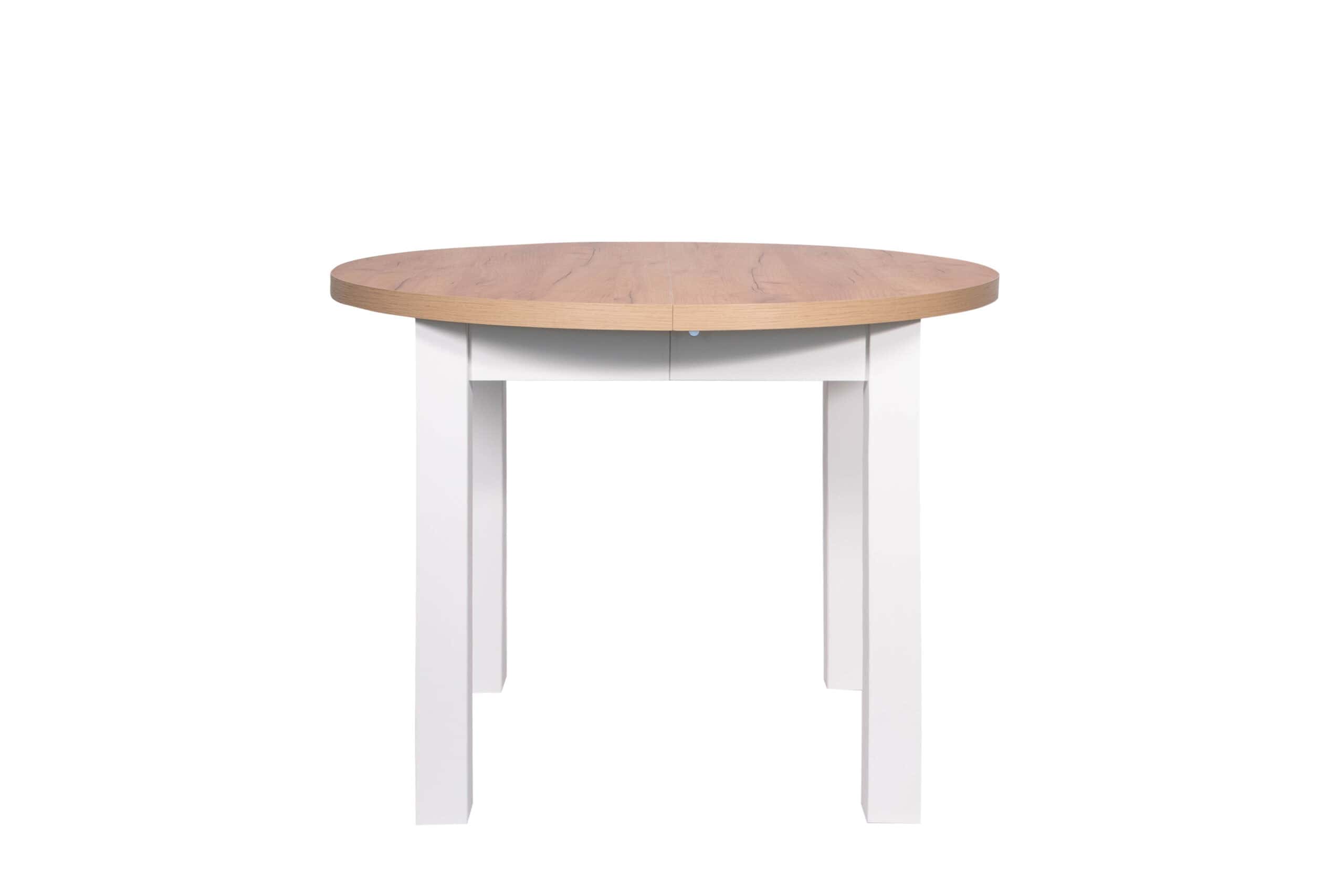 The Cillian Modern Round Extendable Dining Table 100-140cm