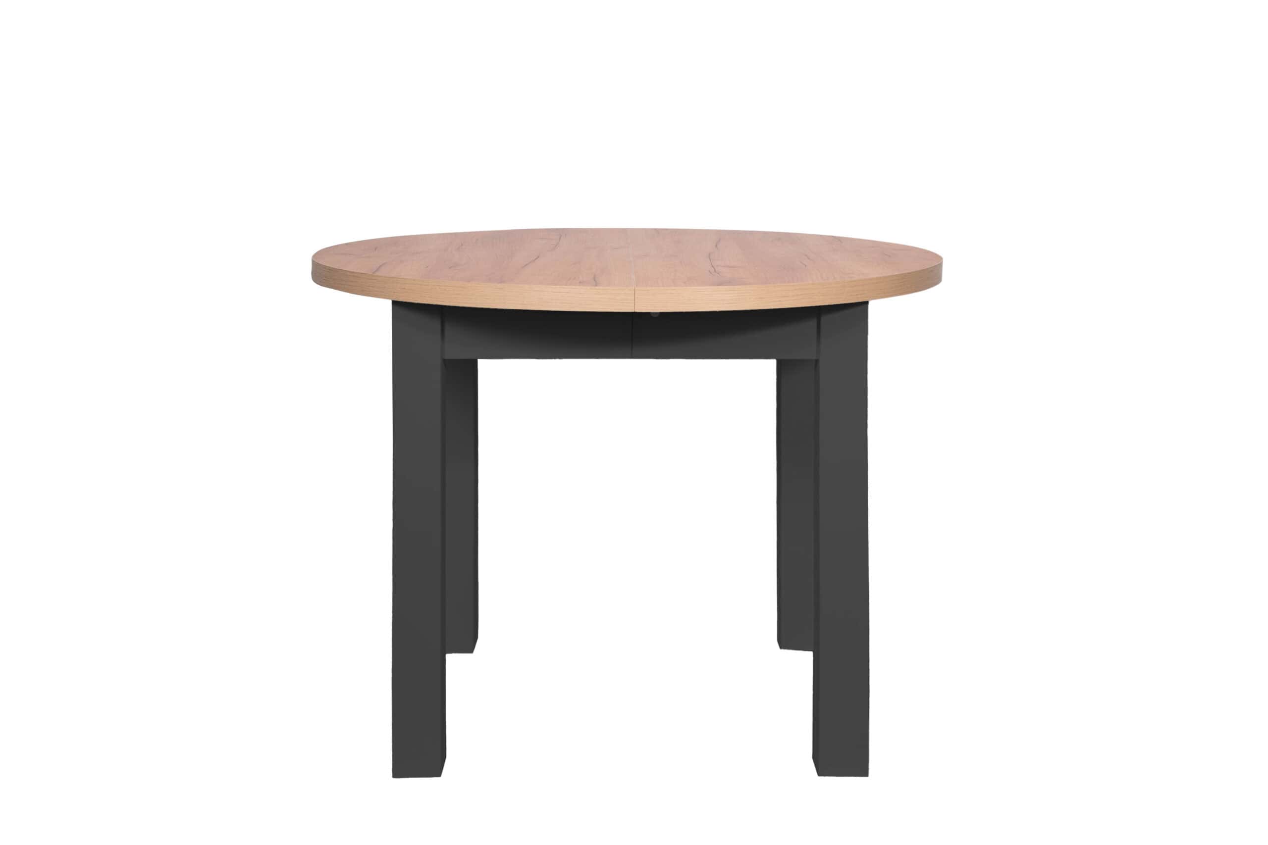 The Cillian Modern Round Extendable Dining Table 100-140cm