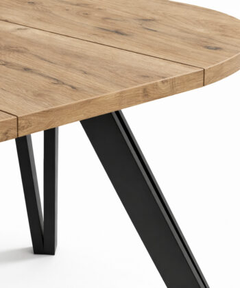The Marco Modern Extendable Round Dining Table 100-140CM