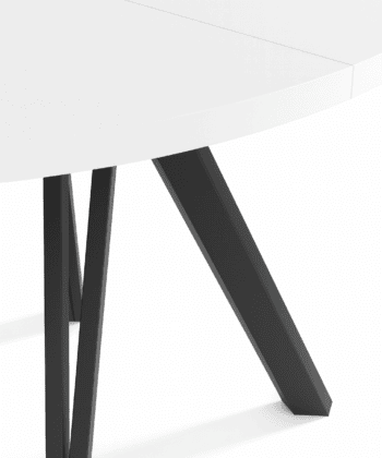 The Marco Modern Extendable Round Dining Table 100-140CM