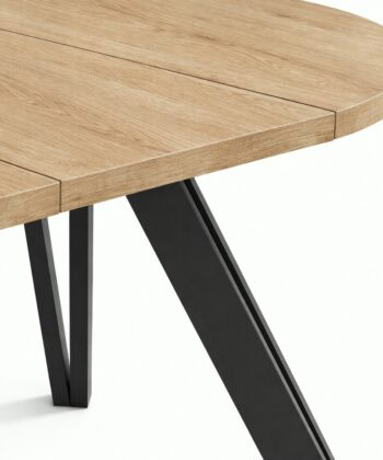 The Marco Modern Extendable Round Dining Table 100-140CM