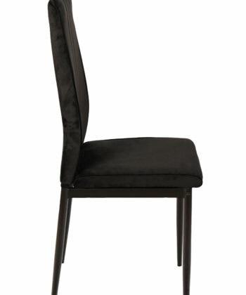 Velo Modern Gold Velvet Upholstered Dining Chair