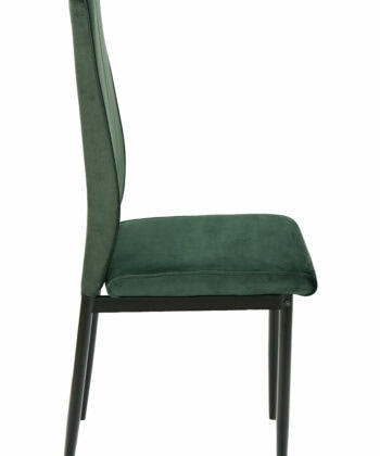 Velo Modern Gold Velvet Upholstered Dining Chair