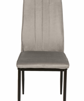 Velo Modern Gold Velvet Upholstered Dining Chair