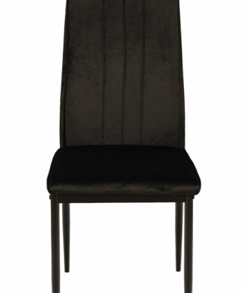 Velo Modern Gold Velvet Upholstered Dining Chair