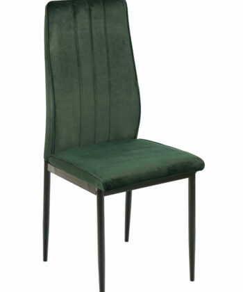 Velo Modern Gold Velvet Upholstered Dining Chair