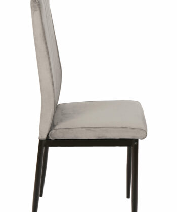 Velo Modern Gold Velvet Upholstered Dining Chair