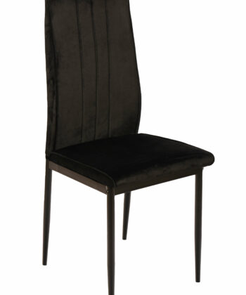 Velo Modern Gold Velvet Upholstered Dining Chair
