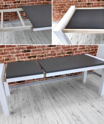 Vento Modern Extendable Dining Table – 70x120/170 cm
