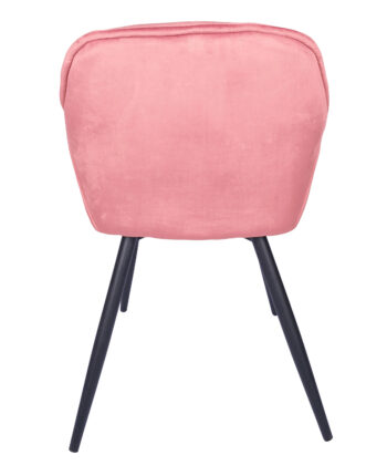 Vitos Pink Velvet Armchair
