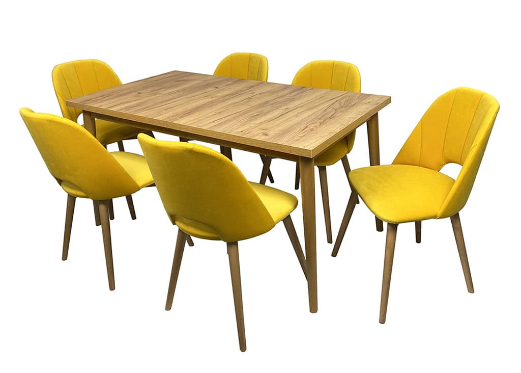 Zeno Gusto II Dining Chair – Modern Beech Wood Upholstered