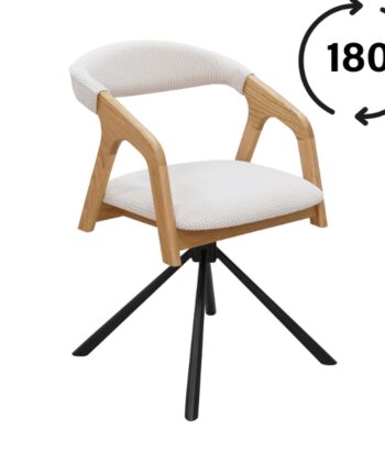 Oak Swivel Dining Chair
