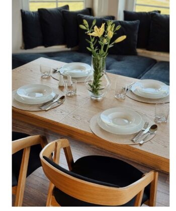 Ardena Extendable Dining Table with Natural Oak Veneer