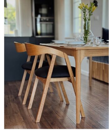 Ardena Extendable Dining Table with Natural Oak Veneer