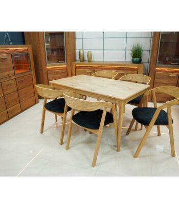 Ardena Extendable Dining Table with Natural Oak Veneer