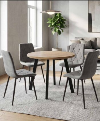 Arvian Extendable Round Dining Table 80-130cm