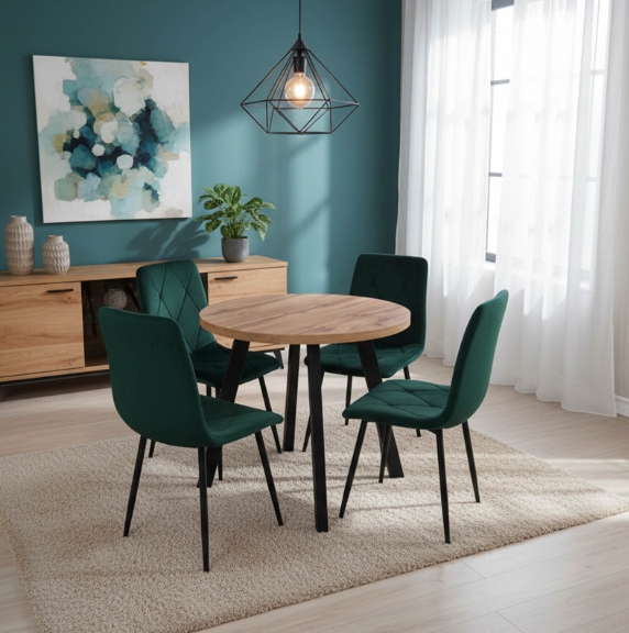 Arvian Extendable Round Dining Table 80-130cm