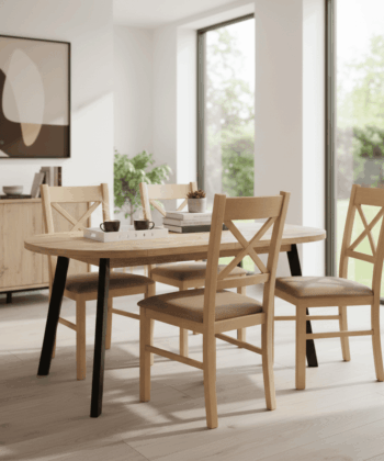 Arvian Extendable Round Dining Table 80-130cm