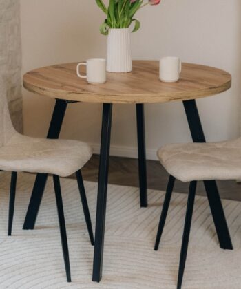 Arvian Extendable Round Dining Table 80-130cm