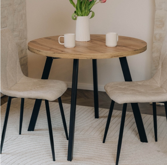 Arvian Extendable Round Dining Table 80-130cm