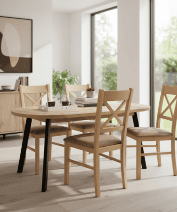 Arvian Extendable Round Dining Table 80-130cm