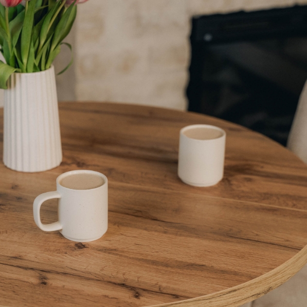 Arvian Extendable Round Dining Table 80-130cm
