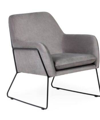 Bellmere White Boucle Lounge Armchair