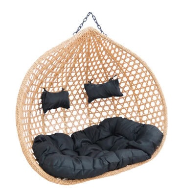 Two‑Person Hanging Cocoon Chair