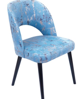 Grey Upholstered Dining Chair
