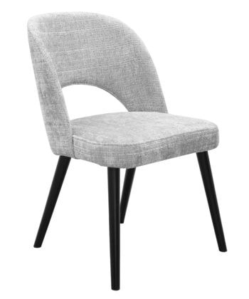 Grey Upholstered Dining Chair