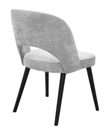 Grey Upholstered Dining Chair