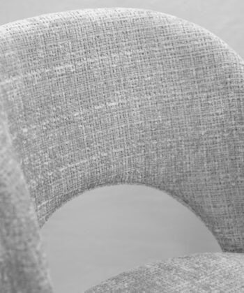 Grey Upholstered Dining Chair