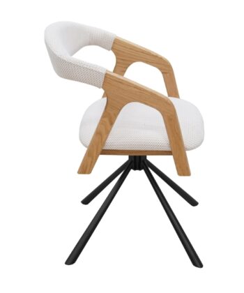 Oak Swivel Dining Chair