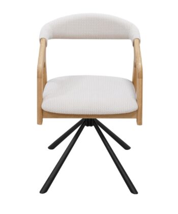 Oak Swivel Dining Chair