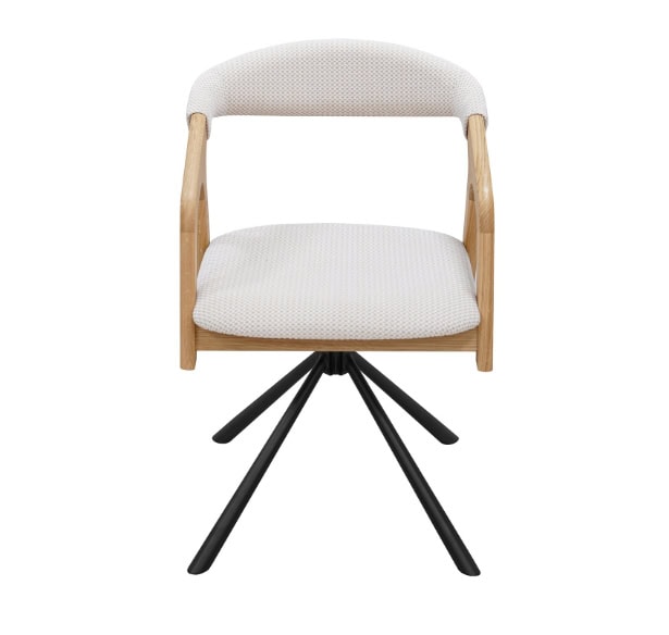 Oak Swivel Dining Chair