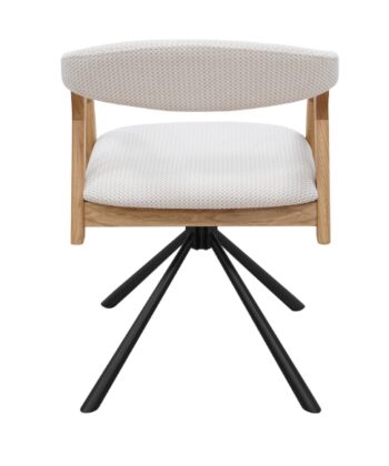 Oak Swivel Dining Chair
