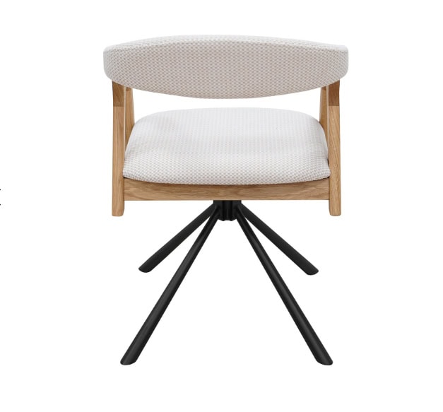 Oak Swivel Dining Chair